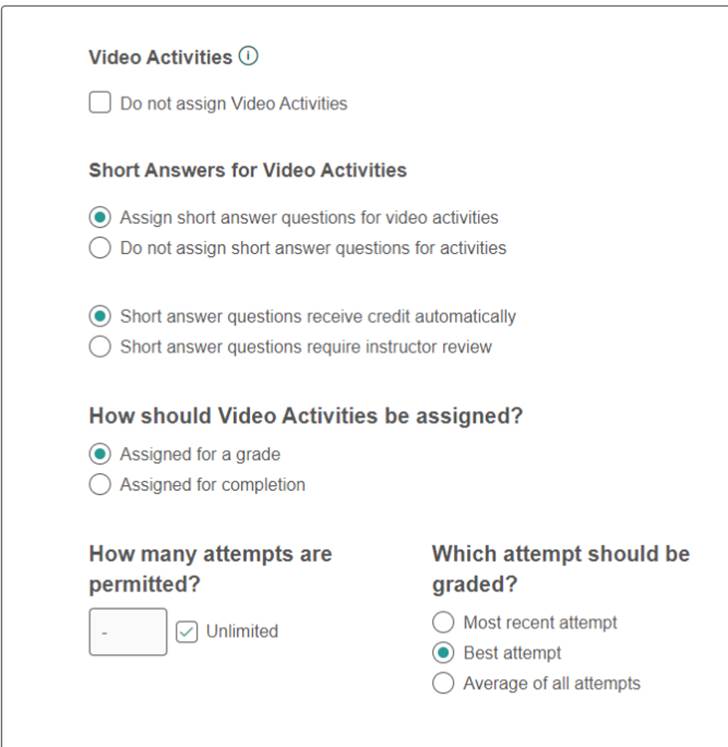 A screenshot of a video activity survey

Description automatically generated