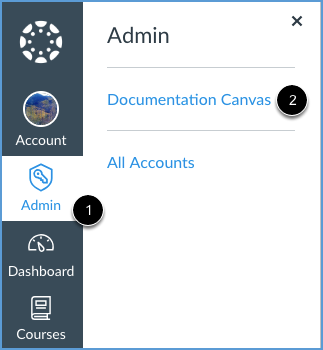 This image shows the Admin tab along with the account to login to.