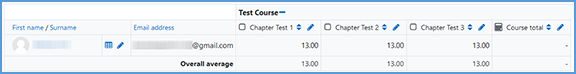 After you import grades, you can return to the "View" tab of your gradebook to verify the grades show in your gradebook.