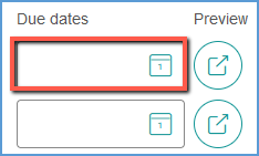 You can click in any "due dates" field to set a due date for a chapter.