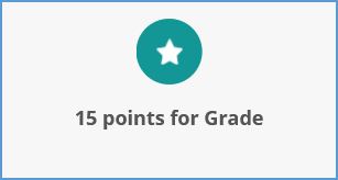 Graded assignments will list the point value.