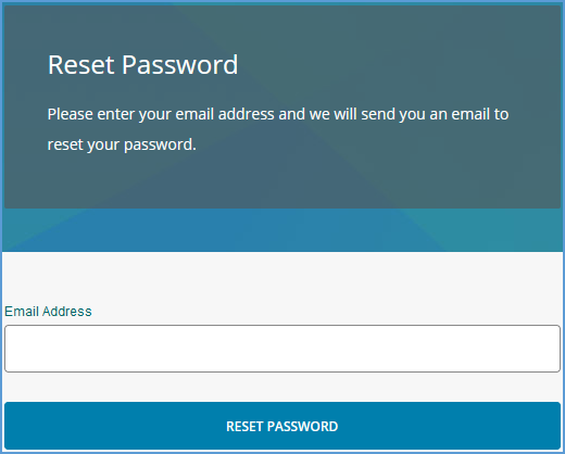 On the "Reset Password" page, you will be asked to enter your email address. After you enter your email address, click the "Reset Password" button at the bottom of the page.